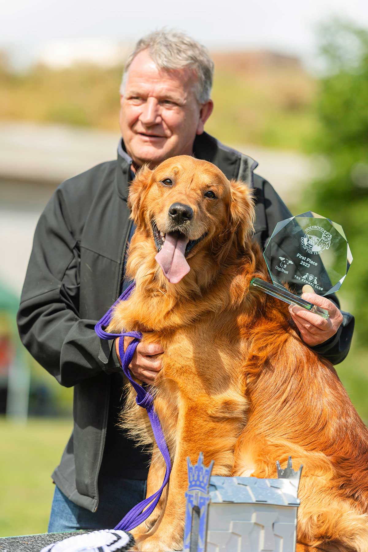 Political canine candidate Buster is crowned Holyrood Dog of the Year